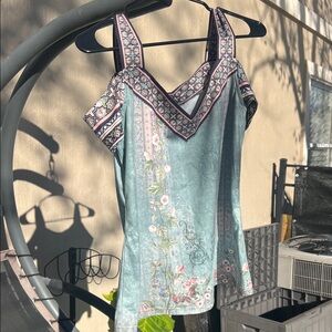 Floral Embroidered Women’s Top